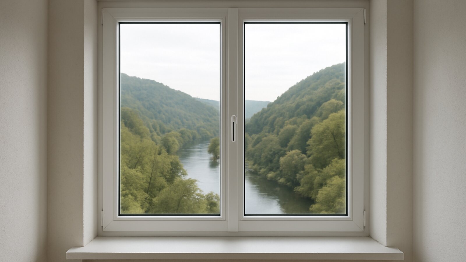 Glaser Herdecke: neue Isolierverglasung mit schmalem Rahmen in einem hellen Wohnraum